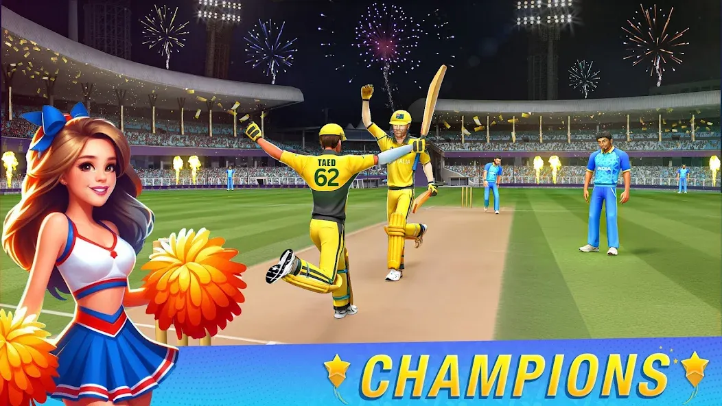 Взломанная Play Cricket Games (Плей Крикет Геймс)  [МОД Unlocked] — последняя версия apk на Андроид screen 1