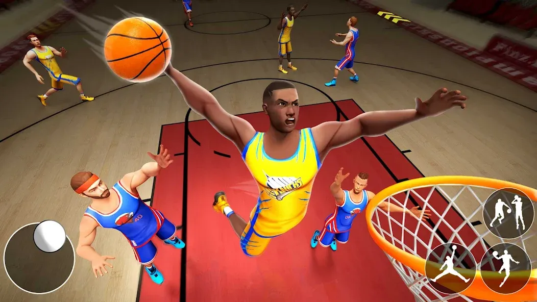 Скачать взлом Dunk Smash: Basketball Games (Баскетбольные игры)  [МОД Unlimited Money] — стабильная версия apk на Андроид screen 1