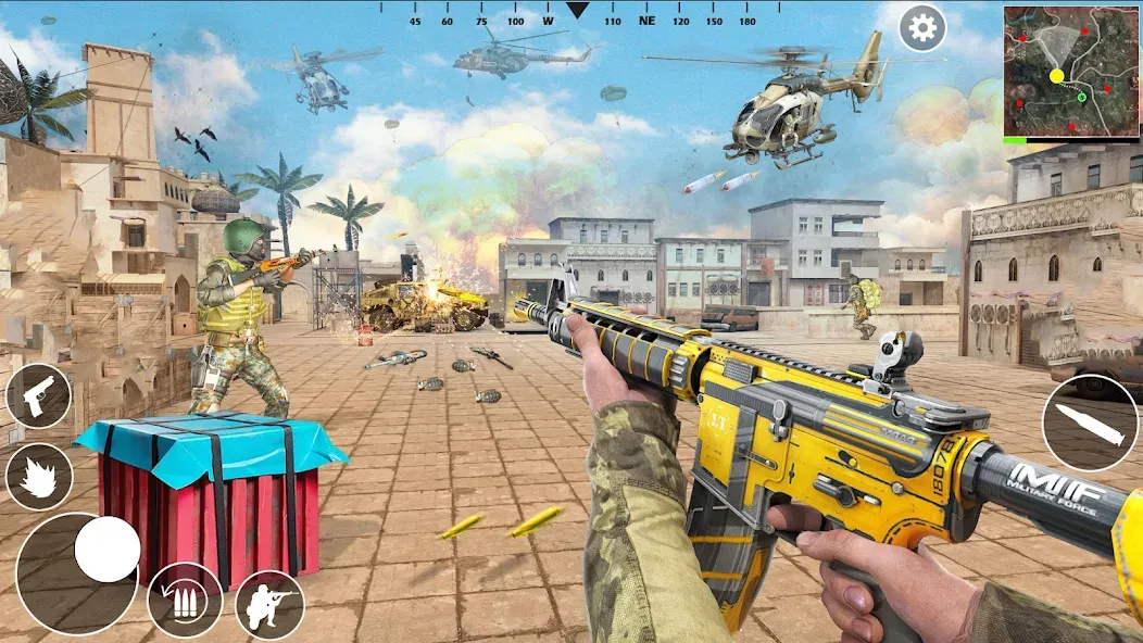 Взлом War Zone: Gun Shooting Games (Уор Зоун)  [МОД Все открыто] — полная версия apk на Андроид screen 1
