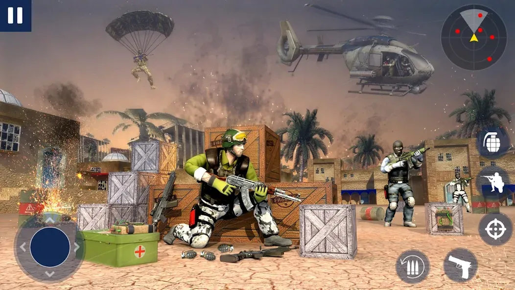Взлом War Zone: Gun Shooting Games (Уор Зоун)  [МОД Все открыто] — полная версия apk на Андроид screen 2
