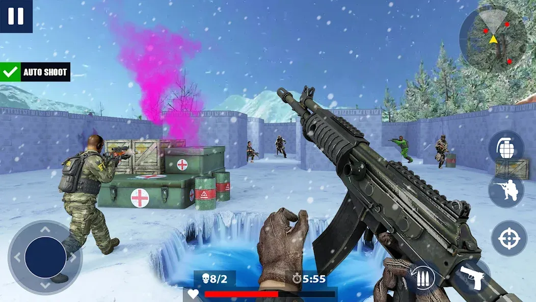 Взлом War Zone: Gun Shooting Games (Уор Зоун)  [МОД Все открыто] — полная версия apk на Андроид screen 5