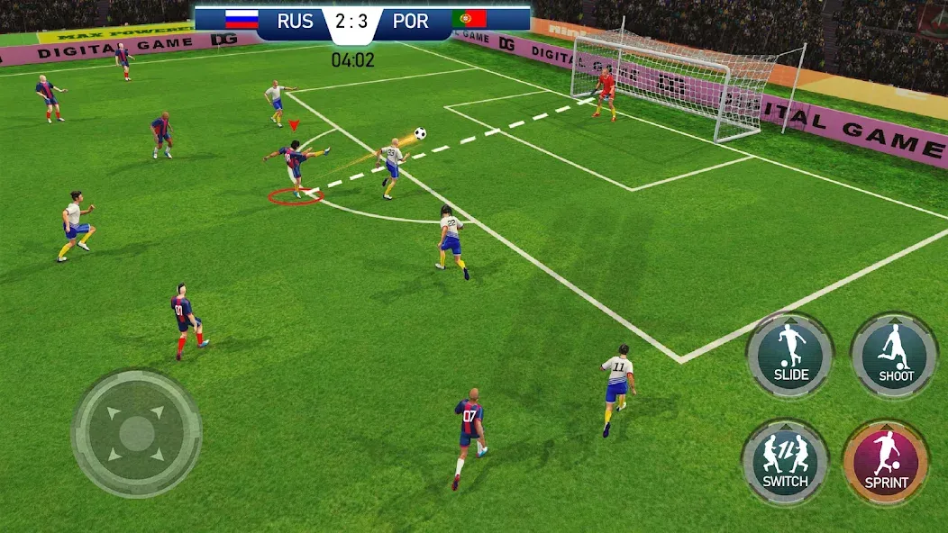 Взлом Play Football: Soccer Games (тар Футбол 23)  [МОД Mega Pack] — стабильная версия apk на Андроид screen 5