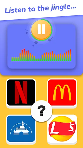 Скачать взлом Jingle Quiz: logo music trivia (Джингл Квиз)  [МОД Все открыто] — стабильная версия apk на Андроид screen 1