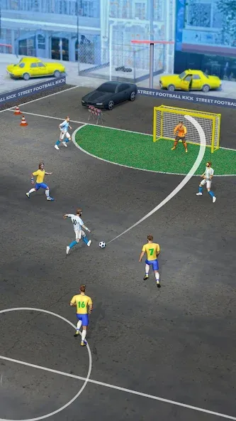 Взломанная Street Football Kick Games (Уличный футбол Игры с ударами)  [МОД Много денег] — стабильная версия apk на Андроид screen 3