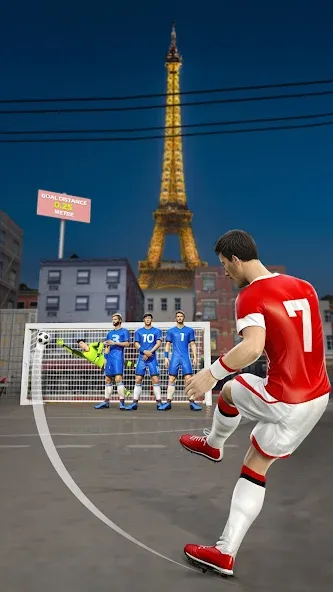 Взломанная Street Football Kick Games (Уличный футбол Игры с ударами)  [МОД Много денег] — стабильная версия apk на Андроид screen 5