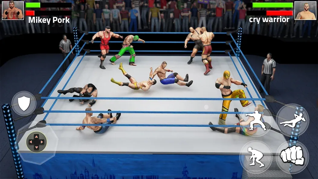 Взлом Tag Team Wrestling Game (Таг Тим Реслинг Гейм)  [МОД Много денег] — полная версия apk на Андроид screen 2