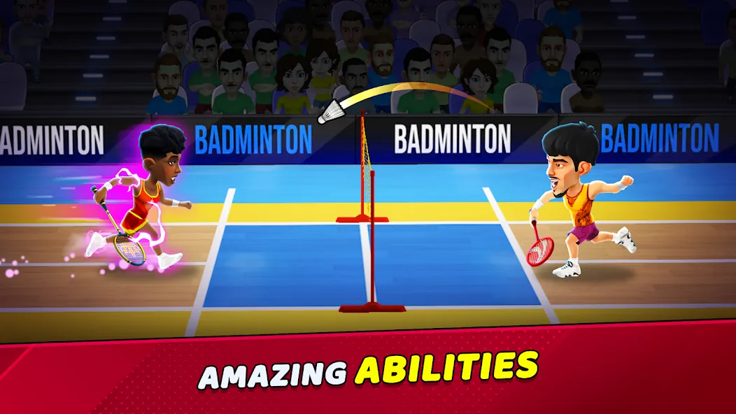 Взломанная Badminton Clash 3D (Бадминтон Клаш 3D)  [МОД Бесконечные деньги] — последняя версия apk на Андроид screen 3