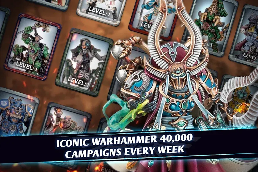 Скачать взлом Warhammer Combat Cards — 40K (Вархаммер Комбат Кардс)  [МОД Меню] — полная версия apk на Андроид screen 2