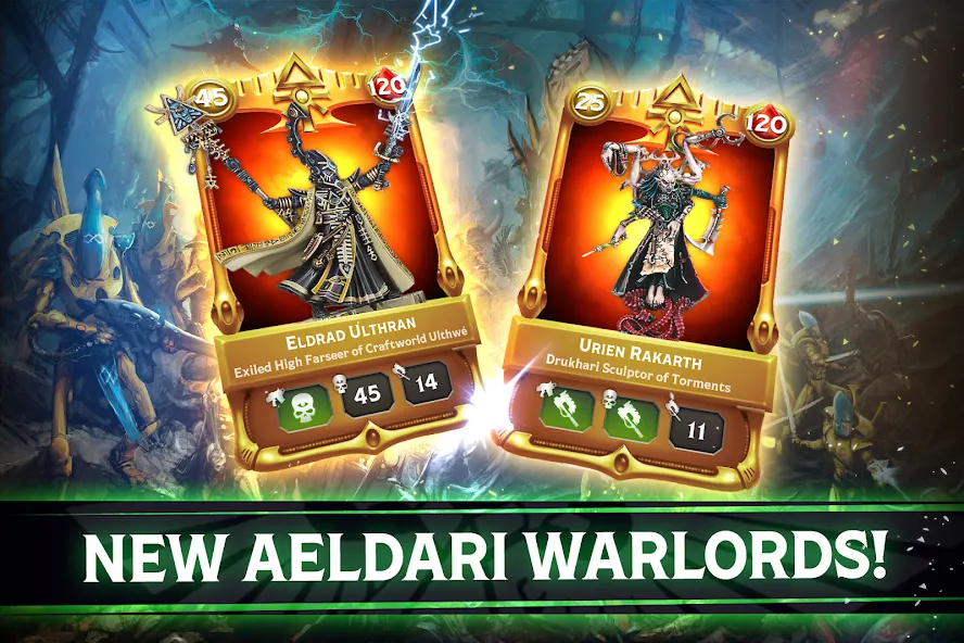 Скачать взлом Warhammer Combat Cards — 40K (Вархаммер Комбат Кардс)  [МОД Меню] — полная версия apk на Андроид screen 4