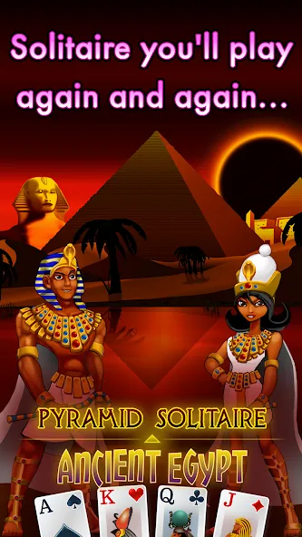 Взлом Pyramid Solitaire — Egypt (Пирамиды пасьянс)  [МОД Меню] — последняя версия apk на Андроид screen 2