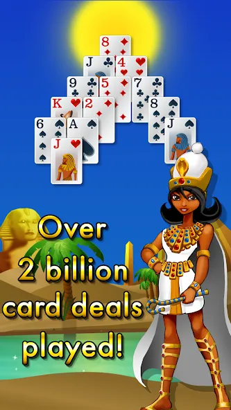 Взлом Pyramid Solitaire — Egypt (Пирамиды пасьянс)  [МОД Меню] — последняя версия apk на Андроид screen 5