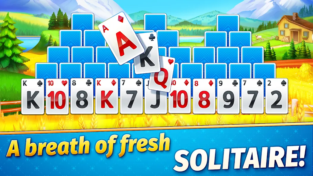 Взлом Solitaire Golden Prairies  [МОД Бесконечные монеты] — последняя версия apk на Андроид screen 1