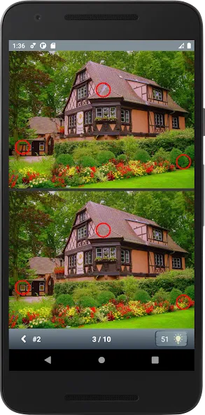 Взлом Find 10 differences  [МОД Unlocked] — последняя версия apk на Андроид screen 3