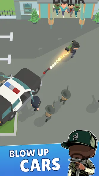 Взлом Merge Gangster Heist vs Police (Мердж Гангстер Хейст)  [МОД Unlocked] — полная версия apk на Андроид screen 5