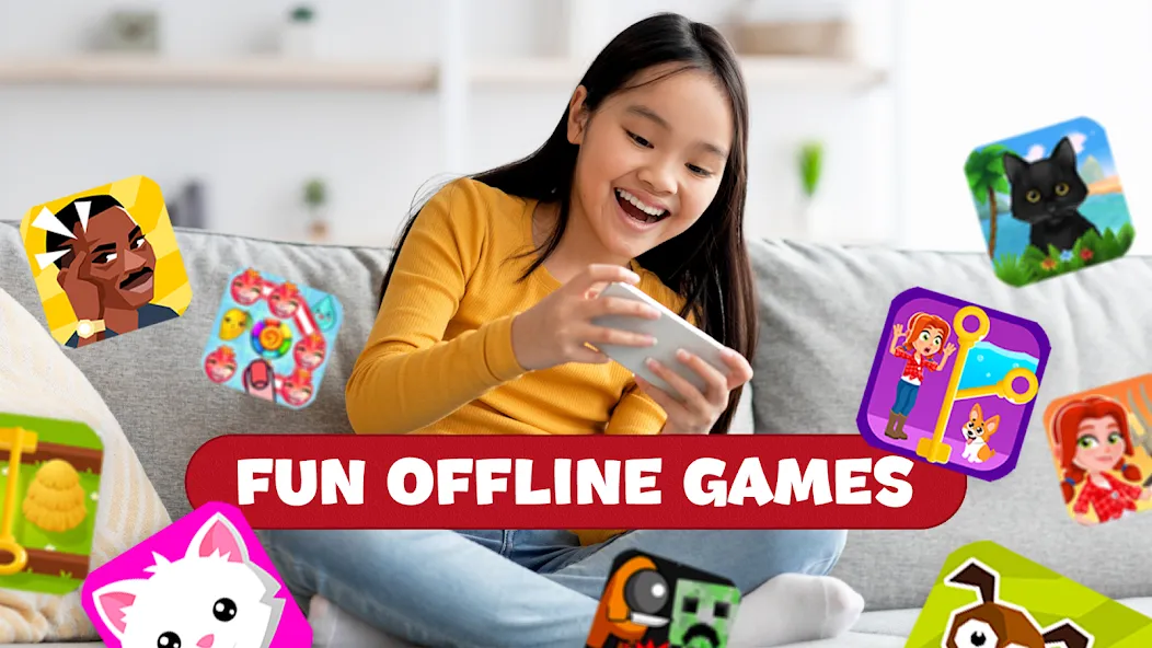 Скачать взломанную Offline Games: don't need wifi  [МОД Все открыто] — последняя версия apk на Андроид screen 1