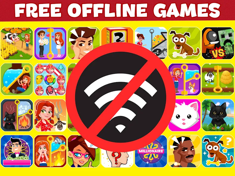 Скачать взломанную Offline Games: don't need wifi  [МОД Все открыто] — последняя версия apk на Андроид screen 5