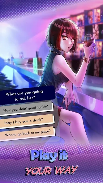 Скачать взломанную HaremKing — Waifu Dating Sim (ХаремКинг)  [МОД Menu] — последняя версия apk на Андроид screen 1