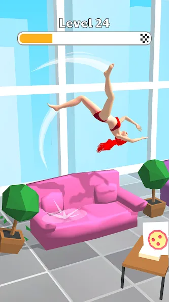 Скачать взлом Human Flip: Jump Master Game (Хуман Флип)  [МОД Mega Pack] — последняя версия apk на Андроид screen 1