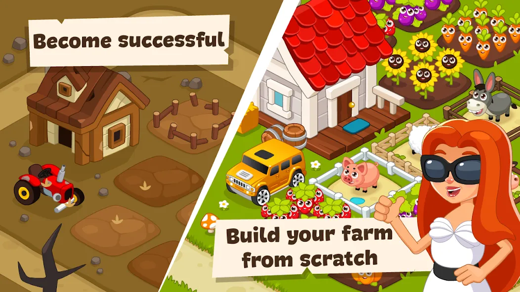 Взлом Idle Farm Game Offline Clicker  [МОД Unlimited Money] — полная версия apk на Андроид screen 2