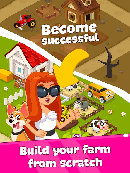 Взлом Idle Farm Game Offline Clicker  [МОД Unlimited Money] — полная версия apk на Андроид screen 5