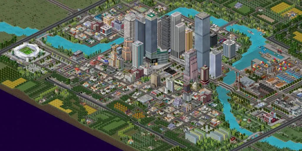 Взломанная TheoTown (ТеоТаун)  [МОД Все открыто] — последняя версия apk на Андроид screen 1