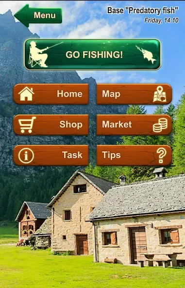 Взломанная Fishing Baron — fishing game  [МОД Unlimited Money] — последняя версия apk на Андроид screen 1