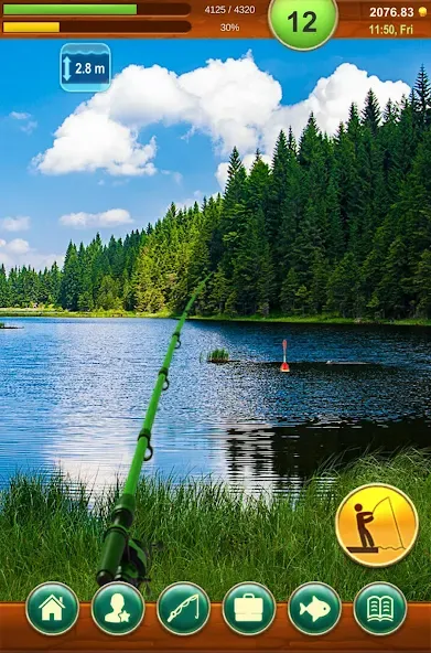 Взломанная Fishing Baron — fishing game  [МОД Unlimited Money] — последняя версия apk на Андроид screen 2