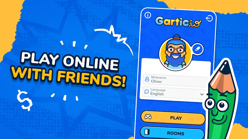 Скачать взлом Gartic.io — Draw, Guess, WIN  [МОД Бесконечные деньги] — последняя версия apk на Андроид screen 2