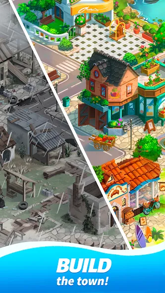 Взлом Travel Town — Merge Adventure (Трэвел Таун)  [МОД Mega Pack] — стабильная версия apk на Андроид screen 3