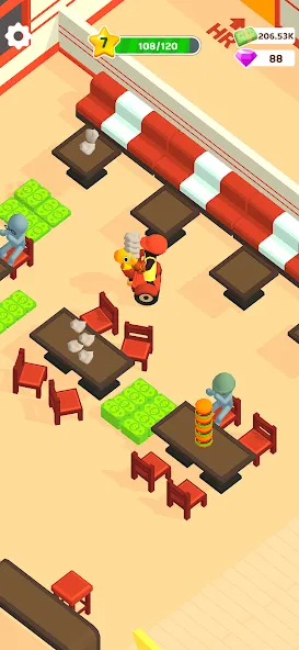 Взломанная Burger Please!  [МОД Меню] — последняя версия apk на Андроид screen 2