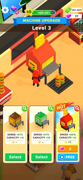 Взломанная Burger Please!  [МОД Меню] — последняя версия apk на Андроид screen 3