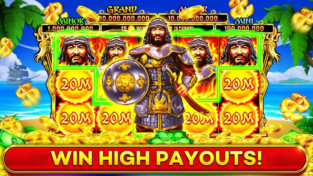 Скачать взлом Jackpot Boom Casino Slot Games (Джекпот Бум Казино Игры на Слотмашинах)  [МОД Бесконечные монеты] — последняя версия apk на Андроид screen 2