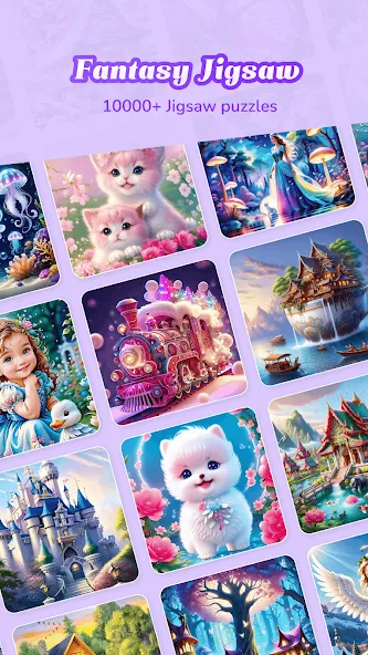 Скачать взлом Fantasy Jigsaw — HD Puzzle (Фэнтези Пазл)  [МОД Много монет] — стабильная версия apk на Андроид screen 1