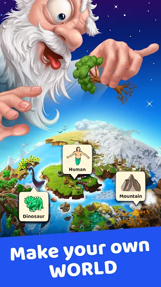 Взлом Doodle God: Infinite Alchemy (Дудл Год)  [МОД Много монет] — последняя версия apk на Андроид screen 1