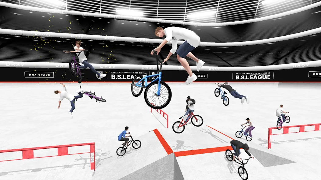 Взлом BMX Space (БМХ Спейс)  [МОД Mega Pack] — полная версия apk на Андроид screen 1