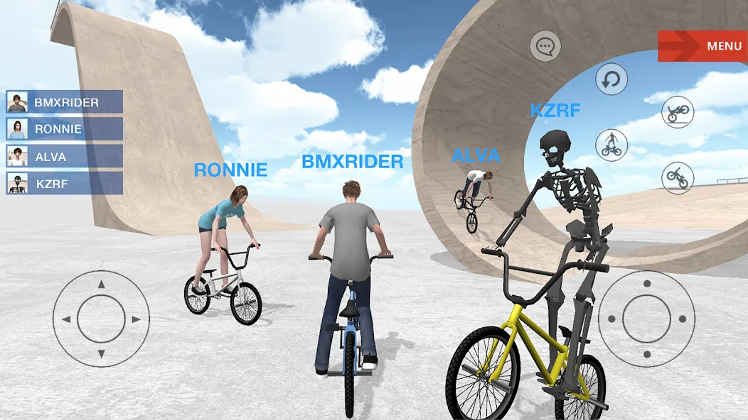 Взлом BMX Space (БМХ Спейс)  [МОД Mega Pack] — полная версия apk на Андроид screen 2