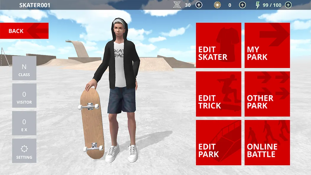 Взлом Skate Space (Скейт Спейс)  [МОД Много монет] — полная версия apk на Андроид screen 5