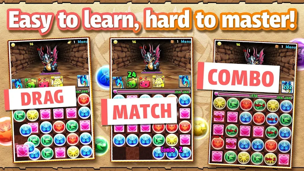 Взлом Puzzle & Dragons  [МОД Unlimited Money] — последняя версия apk на Андроид screen 2