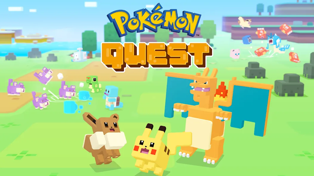 Скачать взлом Pokémon Quest  [МОД Unlocked] — стабильная версия apk на Андроид screen 1