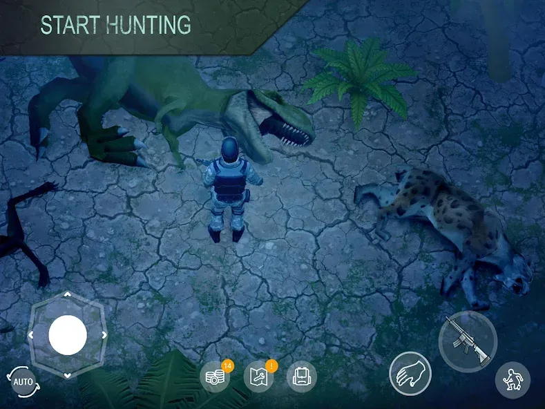 Скачать взломанную Jurassic Survival (Джурасик Сурвайвал)  [МОД Mega Pack] — последняя версия apk на Андроид screen 2