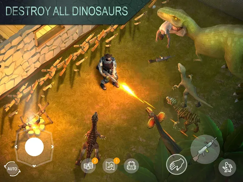 Скачать взломанную Jurassic Survival (Джурасик Сурвайвал)  [МОД Mega Pack] — последняя версия apk на Андроид screen 3