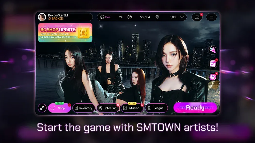 Взломанная SUPERSTAR SMTOWN (уперСтар СМТАУН)  [МОД Бесконечные деньги] — полная версия apk на Андроид screen 2