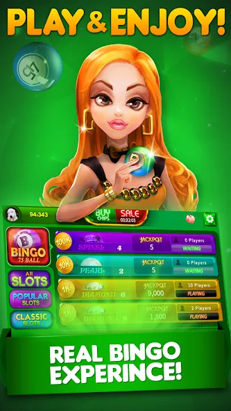 Скачать взлом Bingo City 75 : Bingo & Slots (Бинго Сити 75)  [МОД Меню] — стабильная версия apk на Андроид screen 1