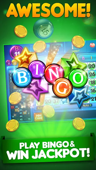 Скачать взлом Bingo City 75 : Bingo & Slots (Бинго Сити 75)  [МОД Меню] — стабильная версия apk на Андроид screen 3