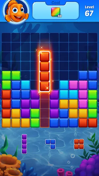 Скачать взлом Block Puzzle Ocean  [МОД Много денег] — последняя версия apk на Андроид screen 4