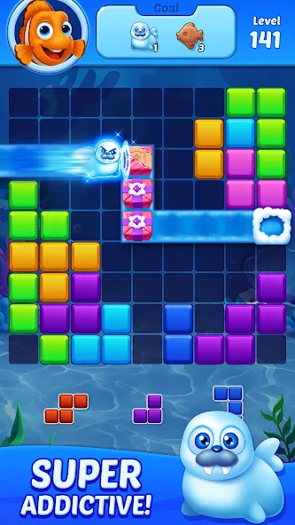 Скачать взлом Block Puzzle Ocean  [МОД Много денег] — последняя версия apk на Андроид screen 5