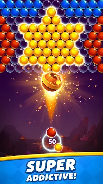 Взломанная Bubble Shooter  [МОД Бесконечные монеты] — стабильная версия apk на Андроид screen 1