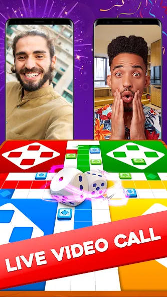 Взломанная Ludo Lush-Game with Video Call (Людо Луш)  [МОД Unlocked] — последняя версия apk на Андроид screen 2