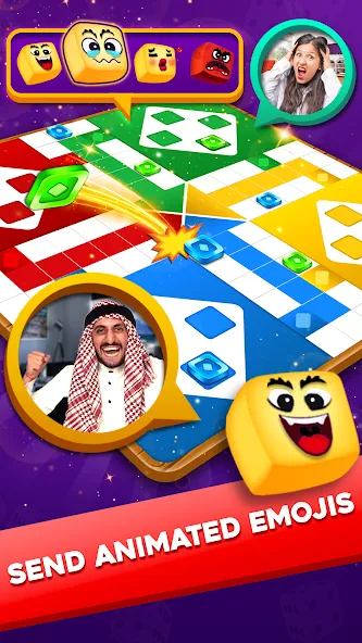 Взломанная Ludo Lush-Game with Video Call (Людо Луш)  [МОД Unlocked] — последняя версия apk на Андроид screen 3