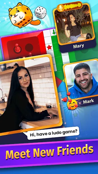 Скачать взломанную Ludo Game COPLE — Voice Chat  [МОД Menu] — последняя версия apk на Андроид screen 3